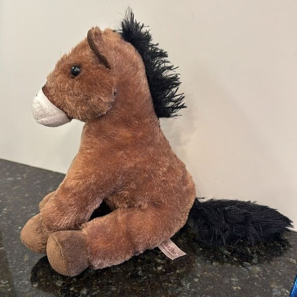 Dan Dee Collector's Choice Brown Horse Pony Black Mane Plush Stuffed Animal 10" - Picture 3 of 8